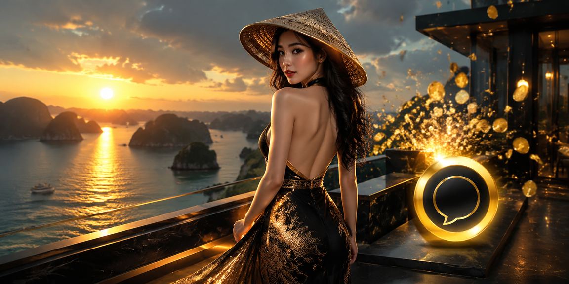 Cảnh vịnh Hạ Long buổi hoàng hôn – biểu tượng giải trí và thư giãn của người Việt Nam