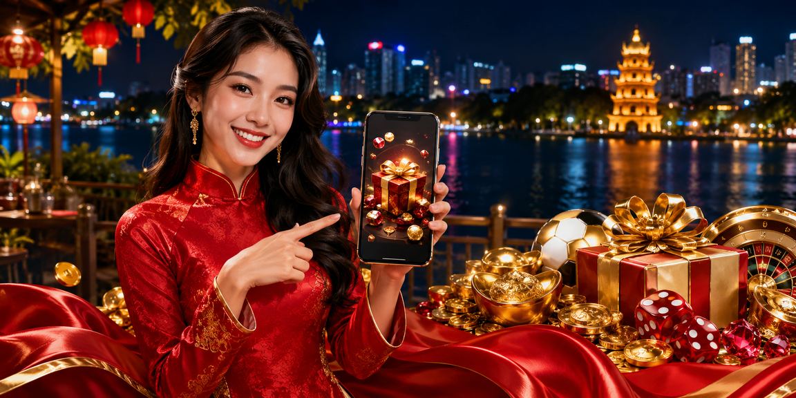 Người dùng tại Hà Nội mặc áo dài đăng ký tài khoản cá cược trực tuyến trên điện thoại